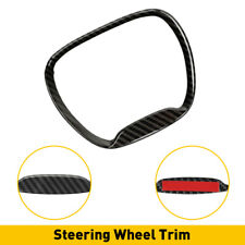 For 2015+ Challenger Dodge  Charger Steering Wheel Frame Trim Ring Carbon Fiber picture