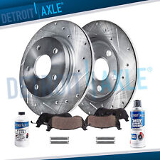 REAR Drilled Rotors + Brake Pads for 2002-2005 Ford Explorer Mercury Mountaineer picture
