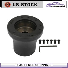 Steering Wheel Hub Adapter Fits EZ-GO TXT / RXV Golf Cart 5 Hole 6 Hole Black picture