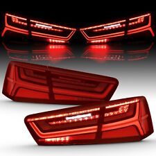 Sequential Signal LED Tail Lights For Audi 2012-2015 A6 S6 Red picture