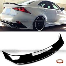 FOR 2014-2020 LEXUS IS200t IS300 IS350 AR STYLE GLOSSY BLACK TRUNK SPOILER WING picture