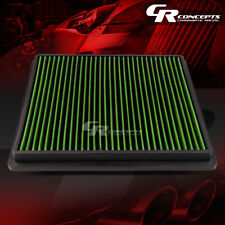 GREEN WASHABLE HIGH FLOW AIR FILTER FOR 14-17 LEXUS IS200t-350 13-16 GS 200-450h picture