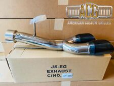 2015-2020 Cadillac Escalade Stainless Steel Black Dual Tip Exhaust E&G Classics picture