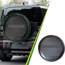 Carbon Fiber Style Rear Spare Tire Tyre Cover Fits For LR Defender 2020-2024 picture