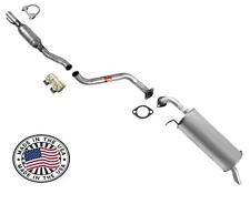 Exhaust System Pipe Muffler Fits For 12-17 Hyundai Accent 4 Door Hatchback 1.6L picture