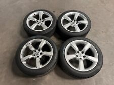 03-09 NISSAN 350Z 18 '' INCH WEHEEL RIM SET OF 4 W/ TIRES STAGGERED OEM LOT3364 picture