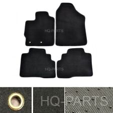 New 4 Pieces Black Nylon Carpet Floor Mats Fit For 07-12 Toyota Yaris Sedan Only picture