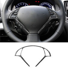 Carbon Fiber Steering Wheel Frame Cover Trim For Infiniti G37 Sedan 2010-2013 picture