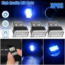 3x Mini USB LED Car Interior Light Neon Atmosphere Ambient Lamp Bulb Accessories picture