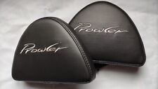 Silver / Black Tie Plymouth / Chrysler Prowler Set Headrest Pad Inserts Logo picture