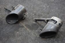 Set Rear Left & Right Exhaust Tail Pipe Tip Black Oem Aston Martin Rapide 2011 picture