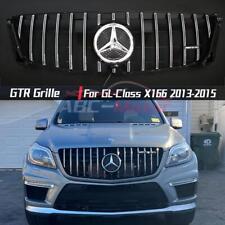 Chrome GTR Style Grille W/LED Star For Mercedes Benz GL-Class X166 2013-15 GL550 picture