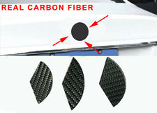 REAL CARBON FIBER TRUNK EMBLEM INSERT STICKER Fits 99-06 W220 S500 S320 S430 600 picture