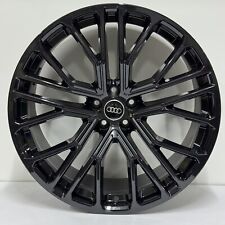 2024 Factory Audi Wheel Rim 22 inch SQ8 RS Black Optics Genuine OEM 22X10 picture