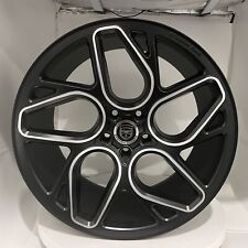 4 G45 20 inch STAGGERED Satin Black Machine Rims fits BMW 528 (E39) 2000 picture