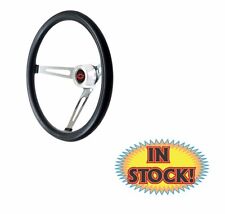 GT Performance 36-5431 - GT 3 Classic Steering Wheel with Chrome Slot Spoke picture