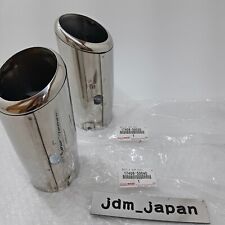 Genuine Toyota Lexus SC430 Chrome Exhaust Tips, Factory Driver & Passenger Side picture