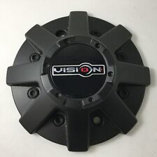 Vision Offroad 400 Incline Matte Black Center Cap C400MB Fits 5 and 6 Lug picture