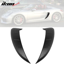 Fits 13-16 Porsche 981 Boxster Cayman Side Fender Air Intake Vent Scoops Cover picture