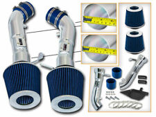 Heat Shield Blue Cold Air Intake Induction + Filter For 09-15 370Z 3.7L V6 picture