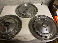 3  Chevy Bel air 1957 Chrome/Alloy Classic Car Wheel Trims picture