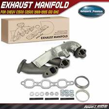 Right Exhaust Manifold with Gasket for Chevy C1500 C2500 1988-1995 G10 GMC G1500 picture