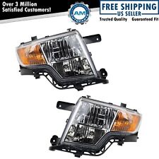 Headlights Set Fits 2007-2010 Ford Edge picture