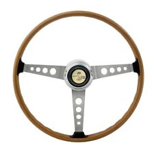 New 1965 - 1973 Ford MUSTANG Shelby GT500 Woodgrain Steering Wheel with Center  picture