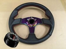 Mirage Mitsubishi Eclipse Galant Montero Flat NEO Steering Wheel+ Adapter Hub picture