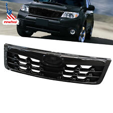Full Gloss Black Front Bumper Upper Grill Grille For SUBARU Forester 2009-2013 picture