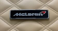 McLaren OEM 650S 570S 570GT 600LT 720S Front Hood Emblem Badge Chrome & Red picture