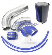 HS Tall Blue Filter For 2PC 2002-2005 Cavalier Sunfire 2.2L L4 Air Intake Kit picture