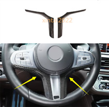 For BMW 8 Series 840i M8 2019-2022 Real Carbon Fiber Steering Wheel  Strip Trim picture