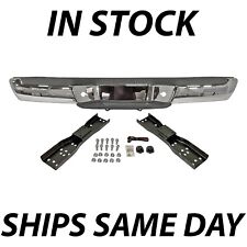 NEW Chrome - Complete Steel Rear Bumper Assembly for 1998-2004 Nissan Frontier picture