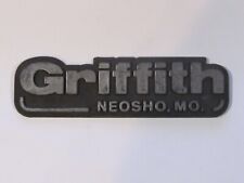 Vintage Griffith Chevrolet Neosho Missouri Plastic Dealer Badge Emblem Trunk MO picture