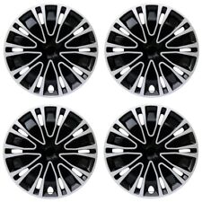 SET OF 4 Hubcaps for Nissan Cube Silver Black Wheel Covers 15
