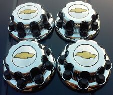 4Pack wheel Center Caps For Chevy Express Van 2500 3500 Silverado CHROME 8 lugs picture