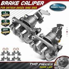 2x Disc Brake Caliper with Bracket for Datsun 280ZX 1982 1983 Rear Left & Right picture