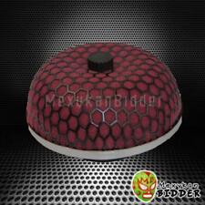 2.5''/63.5 mm Red Mushroom Style Washable High Flow Mesh Cold Air Intake Filter picture