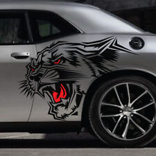 2x Tattoo Cat Fits Challenger HellCat Side Decal  Car Truck Hood Vehicle Graphic picture