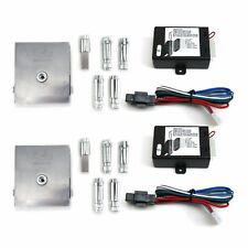 2-Door Flat Glass 1-Touch Manual Crank Handle Power Window Conversion Switch Kit picture