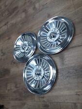 1957 Ford Fairlane 14 inch hubcaps wheel covers, Set Of Three picture