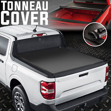 FOR 22-24 FORD MAVERICK TRUCK 4.5' SHORT BED SOFT VINYL ROLL-UP TONNEAU COVER picture
