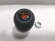 ST LEATHER 6S SHIFT GEAR KNOB for FORD FOCUS MK3 MK4 FIESTA MK7 MK8 SPORT RS 2.0 picture