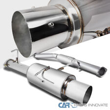 Fits 95-98 240SX S14 Turbo Stainless Steel Catback Exhaust Muffler System picture