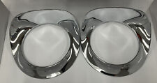 55 56 57 Chevy Chrome Headlight Bezels 3100 3200 Pair 1955-1957 Second Series picture