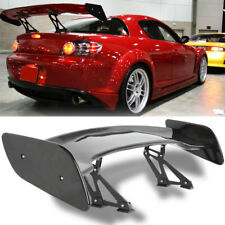47” For Mazda RX-8 Rear Trunk Spoiler Tail Wing Adjustable Matte Black GT Style picture
