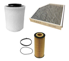 Air Filter+Cabin Air Filter+Engine Oil Filter for AUDI A8 Quattro Base L 3.0L V6 picture
