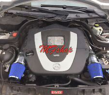 Black Blue For 2008-2012 Mercedes Benz C350 3.5L V6 Air Intake Kit picture