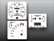 1985-1989 Ford Merkur XR4Ti White Face Gauges for Instrument Cluster 85-89 picture